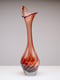 Image of Red Swirl Murano Vase
