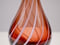 Image of Red Swirl Murano Vase