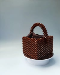 Brownie Beaded Bag