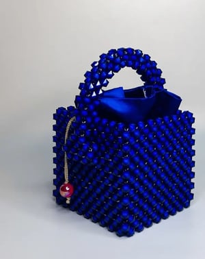 Image of Sapphire Beaded Bag