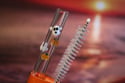 Ghost + Pumpkin Swirl Glass Straw