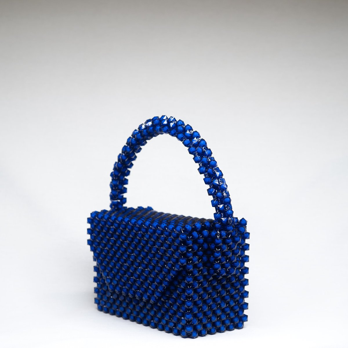 Image of Blue Xena Beaded Bag