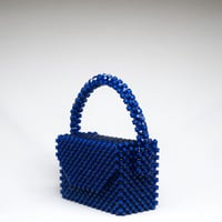 Image 1 of Blue Xena Beaded Bag