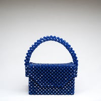 Image 2 of Blue Xena Beaded Bag