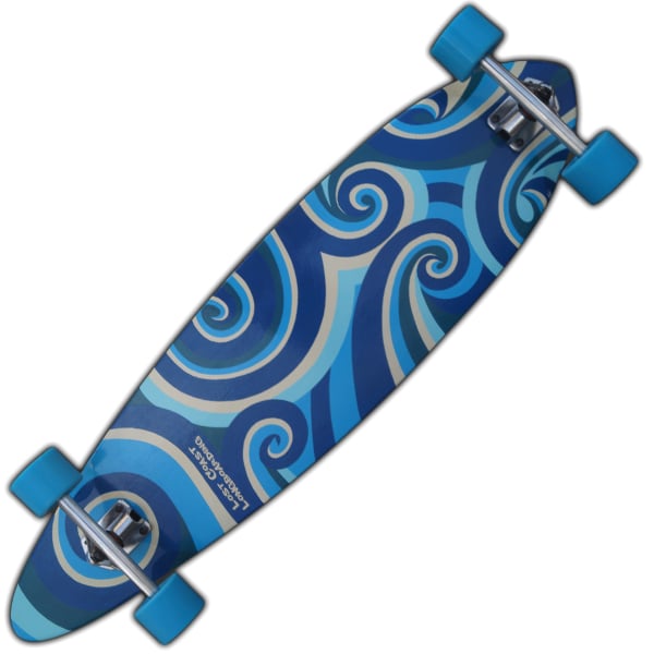 Image of 40" x 9.75" Blue Swirl Pintail