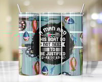 20oz Fishing Man Tumbler