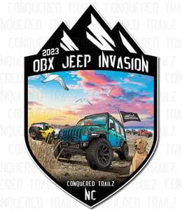 Image of OBX Jeep Invassion 2023 - Event Badge
