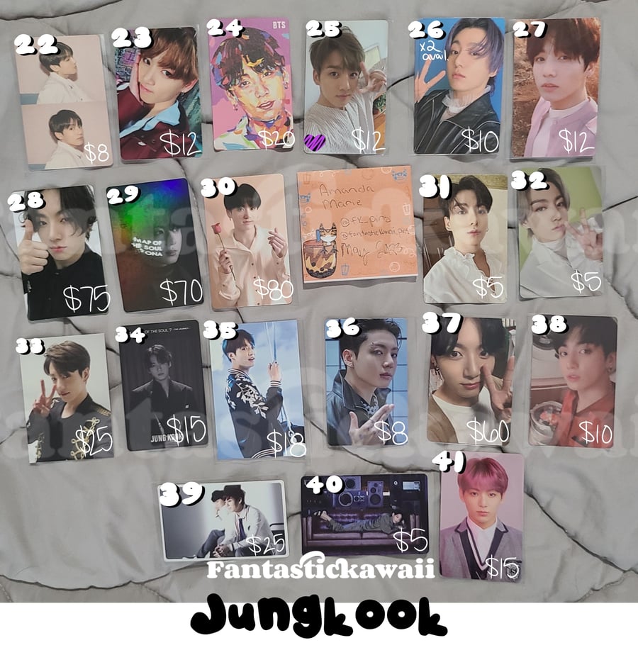 Image of Jungkook Photocards