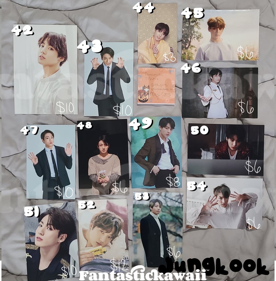 Image of Jungkook Photocards