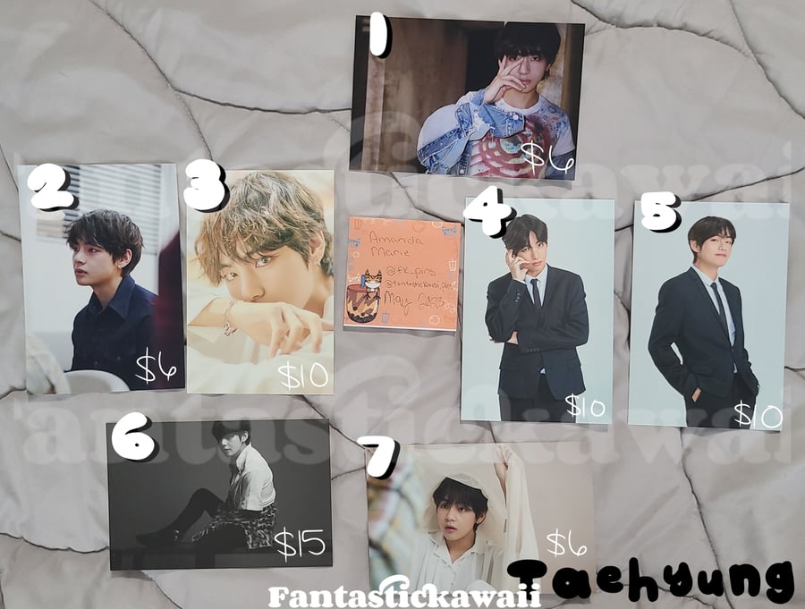 Image of Taehyung Photocards