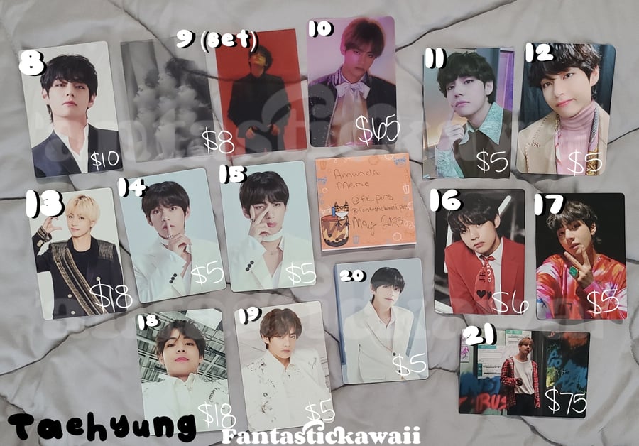 Image of Taehyung Photocards