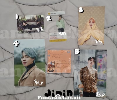 Image of Jimin Photocards