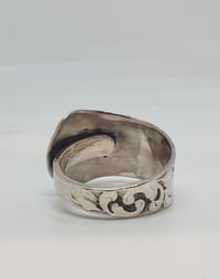 Image 5 of Vintage Norwegian Silver ring - Dovre Pattern