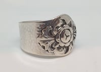 Image 4 of Vintage Norwegian Silver ring - Dovre Pattern