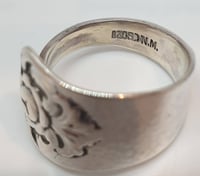 Image 6 of Vintage Norwegian Silver ring - Dovre Pattern