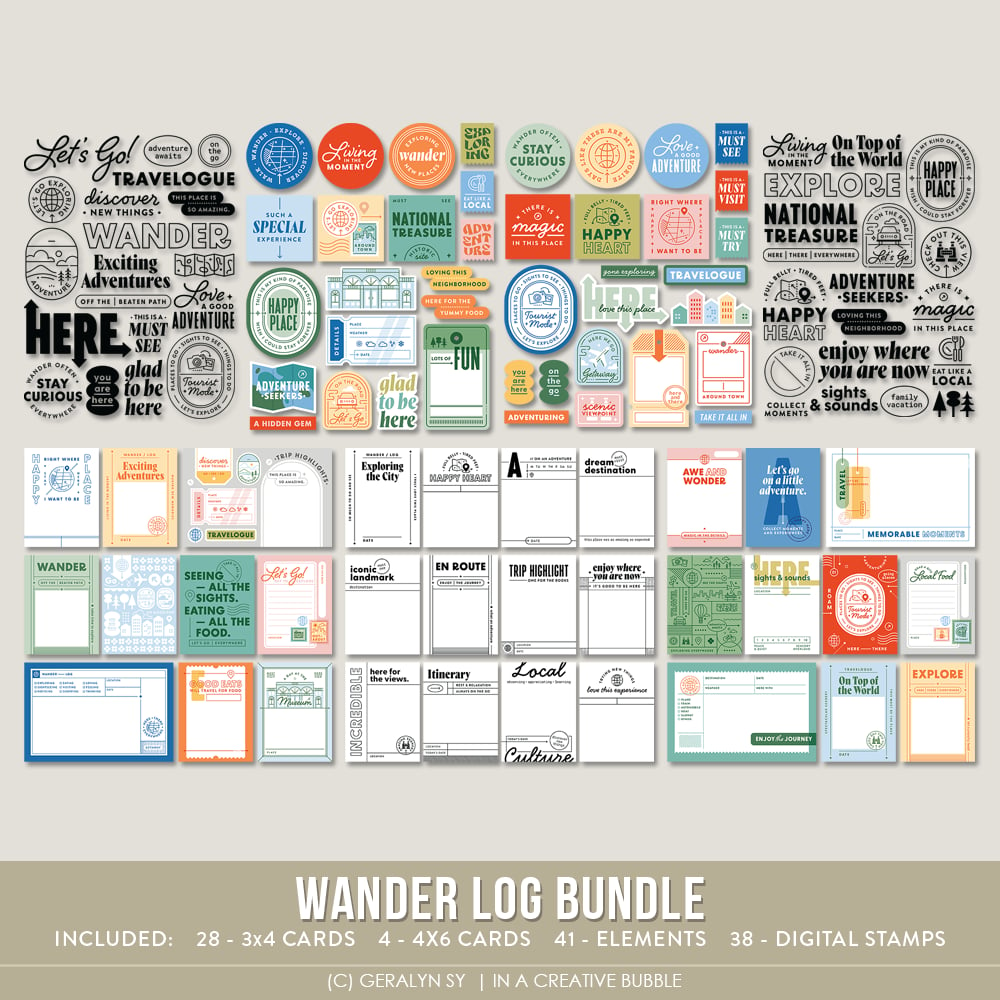 Image of Wander Log Bundle (Digital)