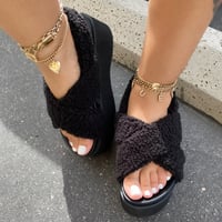 Image 1 of AMIRA BLACK SANDAL