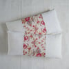 Pair of Antique French Floral Cushions - A13