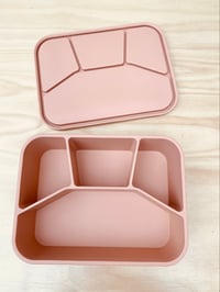 Image 3 of Silicone Bento 4 Lunchbox Blush Peach