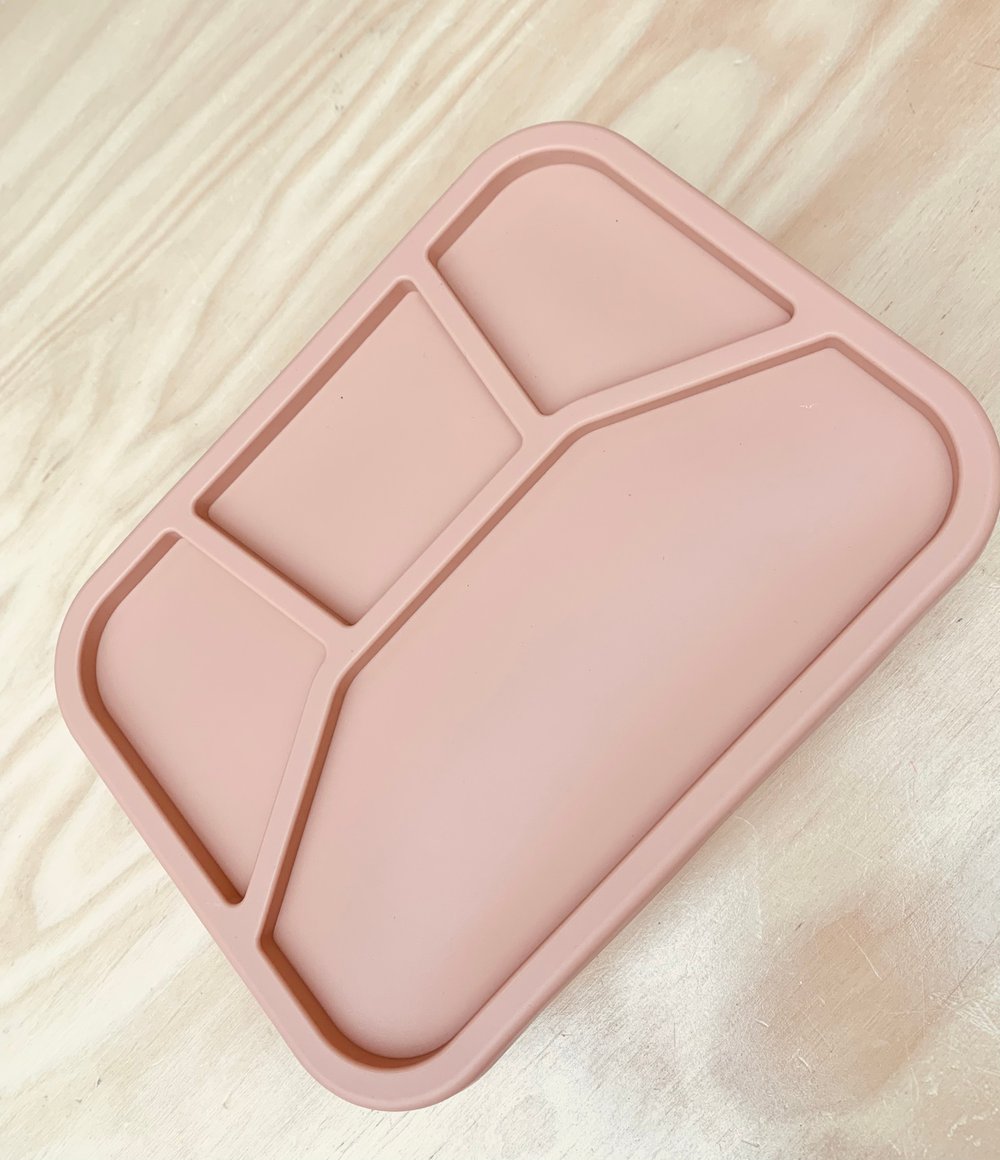 Silicone Bento 4 Lunchbox Blush Peach RRP$40