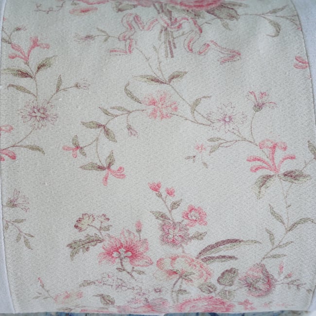 Pair - Antique French Linen Cushions - A03