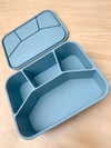Silicone Bento-4 Lunchbox Dusk Blue