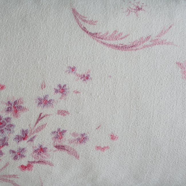 Pair - Antique French Floral cushions A10