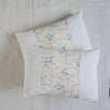 Pair - Antique French Floral Cushions - A12
