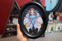 Image 1 of Labyrinth fanart Moth. Framed Original art