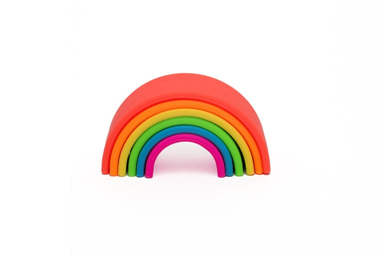 Image of Arco iris 6x piezas multicolores