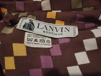 Image 4 of LANVIN PRINT DRESS 1970S