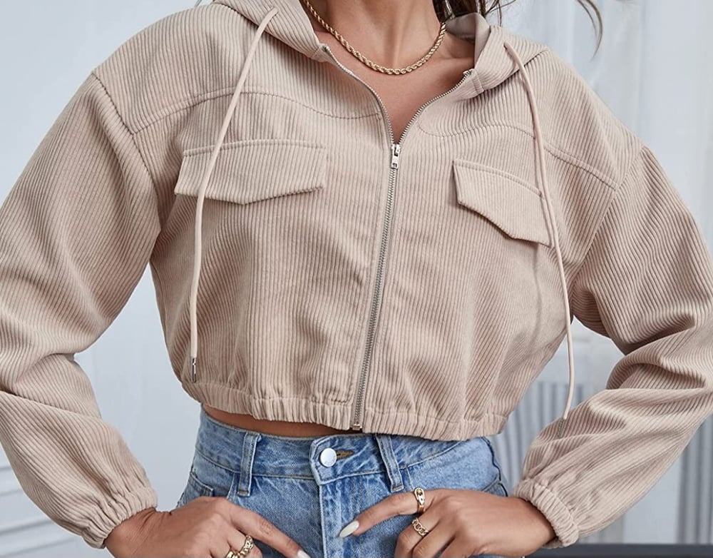 Image of Corduroy Crop Jackets