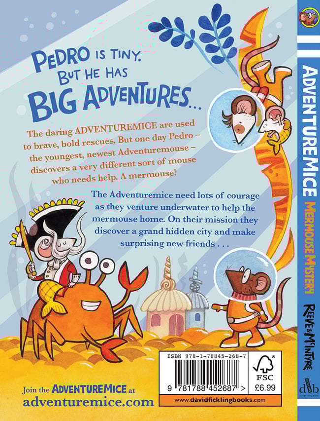 Mermouse Mystery original art: Storm at Mousebase