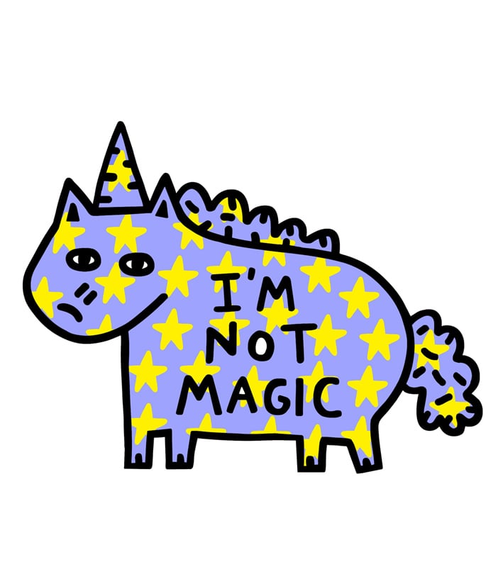 Image of Not Magic Limited Edition Vinyl Sticker