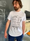 LA VITA NEL FRATTEMPO - t-shirt (ltd. ed. serigrafata a mano)