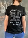 LA VITA NEL FRATTEMPO - t-shirt (ltd. ed. serigrafata a mano)