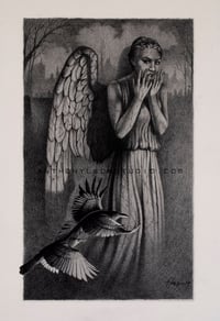 Image 1 of Dr. Who Weeping Angel original art