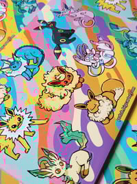 Image 2 of Eeveevees Stickersheet