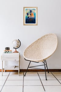 Image 5 of Milk Thistle | Oil Pastel Painting | 24x32 cm