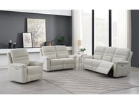 Belford Electric Reclining Suite - bEIGE