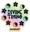 DIVINE TIMING - HOLOGRAPHIC STICKER
