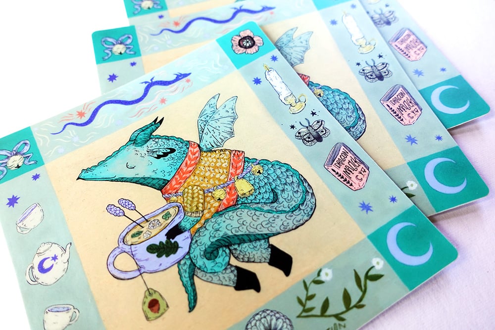 dragon-and-tea-sticker-marika-paz-illustration