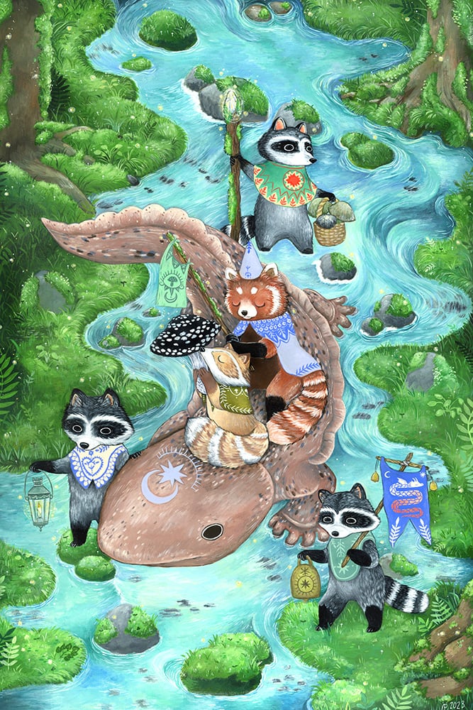 Procession Print | Marika Paz Illustration