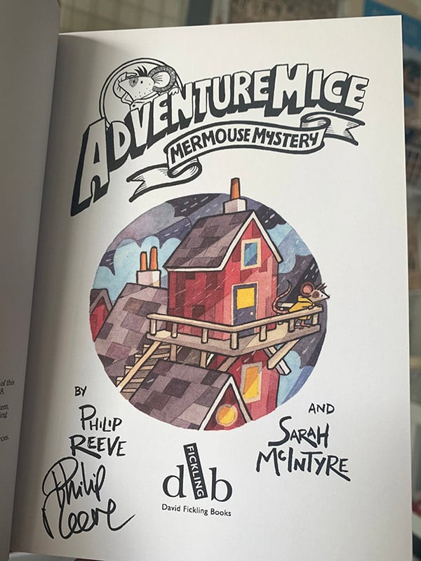 Mermouse Mystery original art: Storm at Mousebase