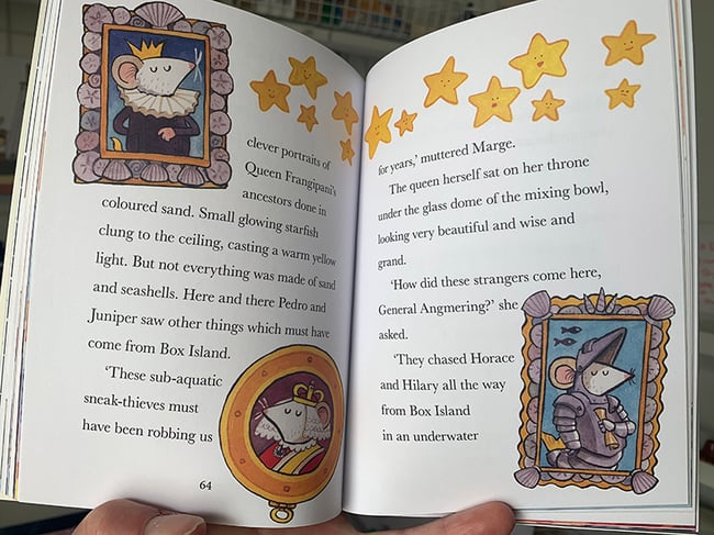 Mermouse Mystery original art: Mermice Palace Decor