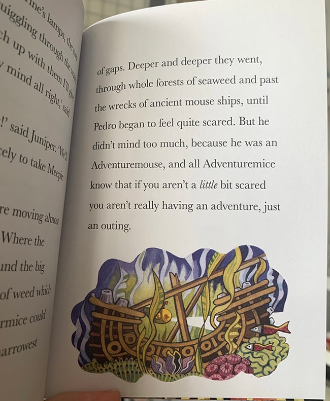 Mermouse Mystery original art: Shipwreck