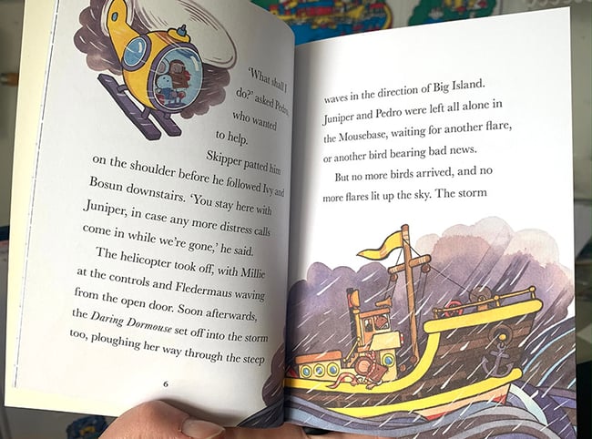 Mermouse Mystery original art: Daring Dormouse