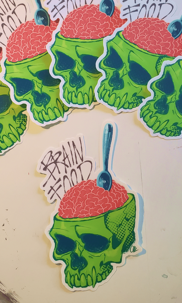 Image of Brain Food Sticker