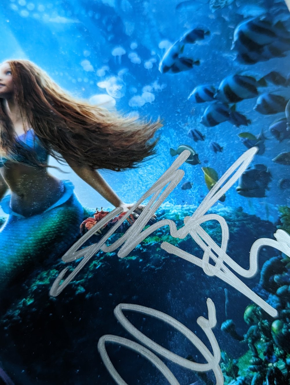 The Little Mermaid Multicast Signed 10x8 Photo