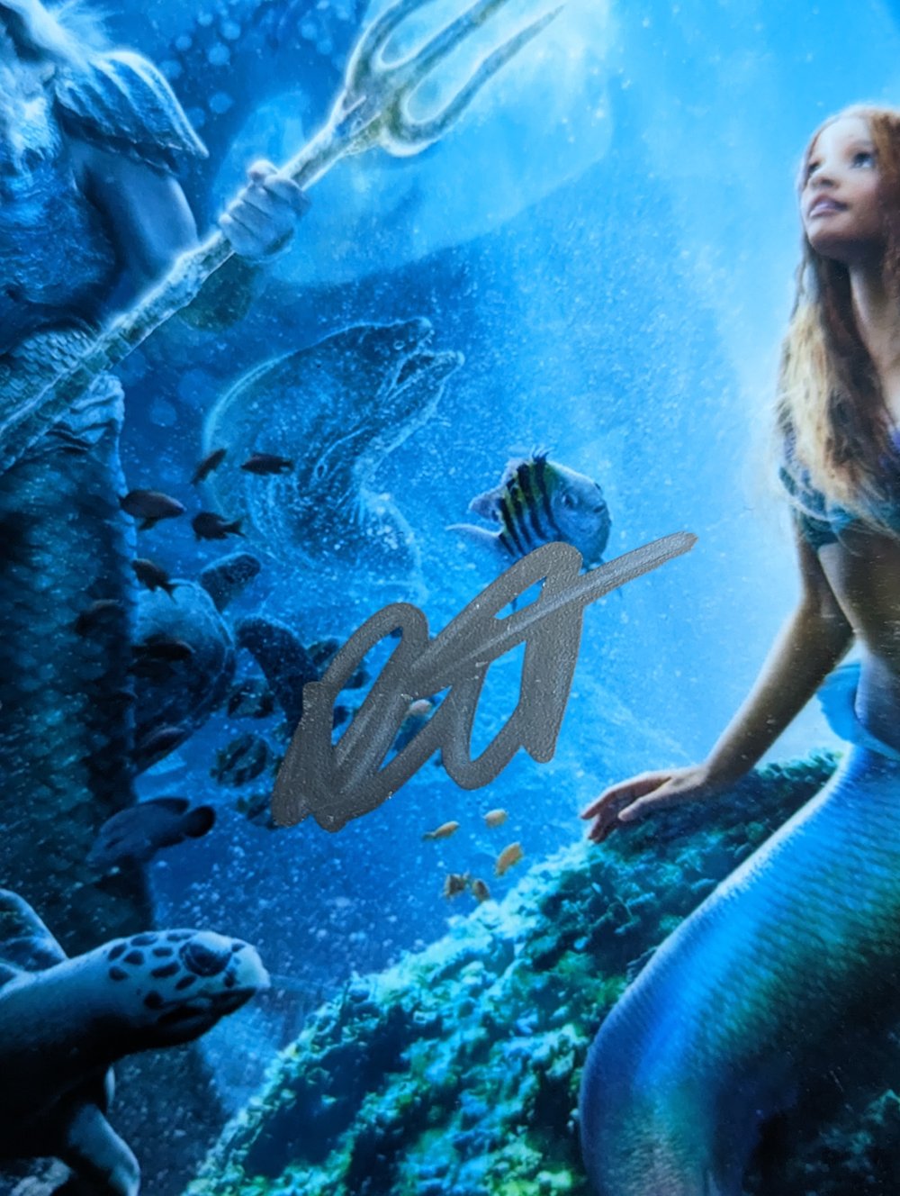 The Little Mermaid Multicast Signed 10x8 Photo